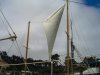 Checking out the small Fisherman sail.jpg